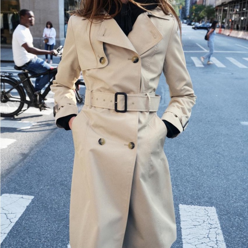 ZARA WATER PROOF SLIM TRENCH COLLECTION